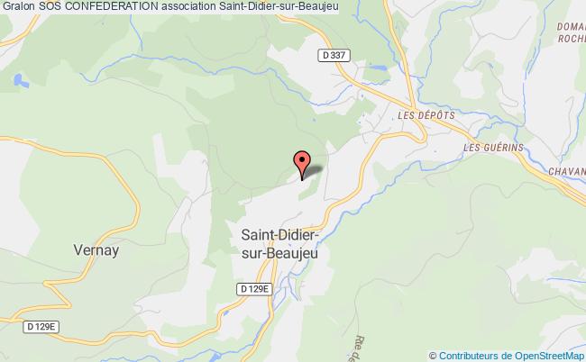 plan association Sos Confederation Saint-Didier-sur-Beaujeu