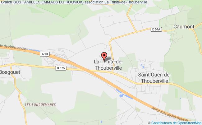 plan association Sos Familles Emmaus Du Roumois Trinité-de-Thouberville