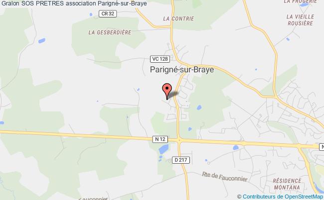 plan association Sos Pretres Parigné-sur-Braye