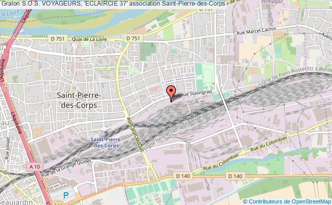 plan association S.o.s. Voyageurs, 'eclaircie 37' Saint-Pierre-des-Corps