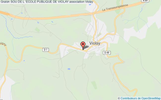 plan association Sou De L 'ecole Publique De Violay Violay