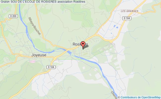 SOU DE L'ECOLE DE ROSIERES