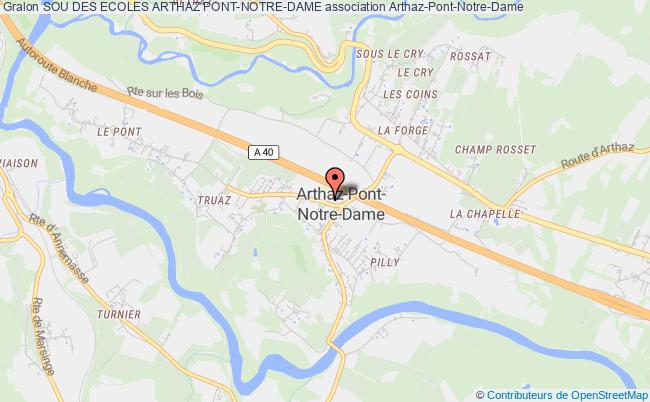 plan association Sou Des Ecoles Arthaz Pont-notre-dame Arthaz-Pont-Notre-Dame