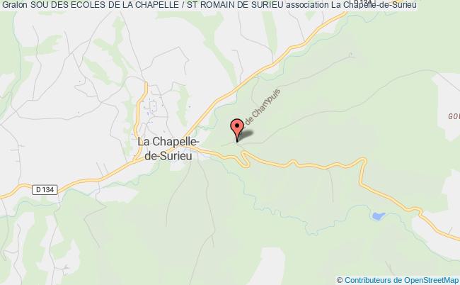 plan association Sou Des Ecoles De La Chapelle / St Romain De Surieu La Chapelle-de-Surieu