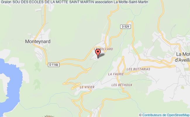 plan association Sou Des Ecoles De La Motte Saint Martin La Motte-Saint-Martin