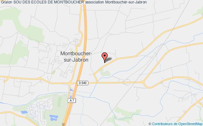 plan association Sou Des Ecoles De Montboucher Montboucher-sur-Jabron