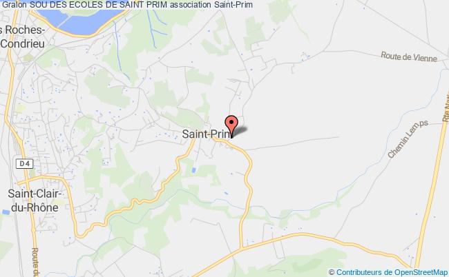 plan association Sou Des Ecoles De Saint Prim Saint-Prim