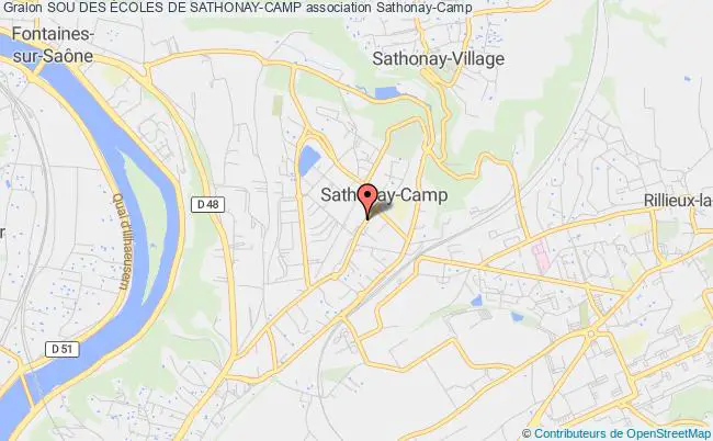 plan association Sou Des Écoles De Sathonay-camp Sathonay-Camp