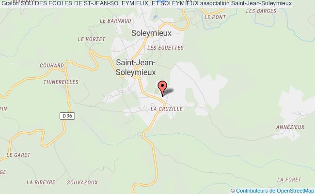 plan association Sou Des Ecoles De St-jean-soleymieux, Et Soleymieux Saint Jean Soleymieux