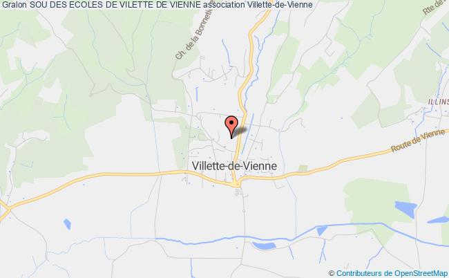 plan association Sou Des Ecoles De Vilette De Vienne Villette-de-Vienne