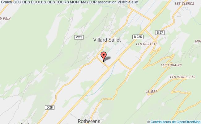 plan association Sou Des Ecoles Des Tours Montmayeur Villard-Sallet