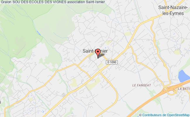 plan association Sou Des Ecoles Des Vignes Saint-Ismier