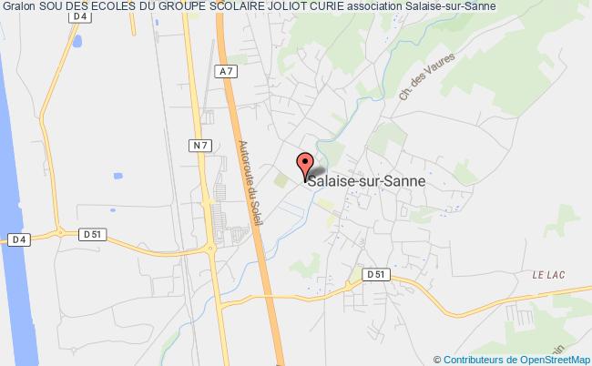 plan association Sou Des Ecoles Du Groupe Scolaire Joliot Curie Salaise-sur-Sanne