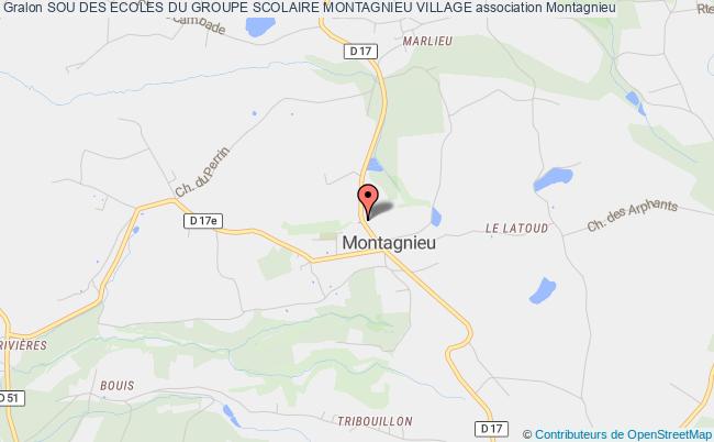 plan association Sou Des Ecoles Du Groupe Scolaire Montagnieu Village Montagnieu