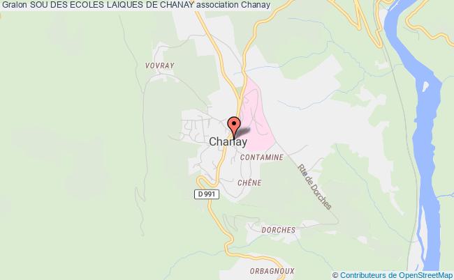 plan association Sou Des Ecoles Laiques De Chanay Chanay