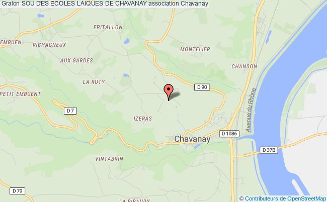 plan association Sou Des Ecoles Laiques De Chavanay Chavanay