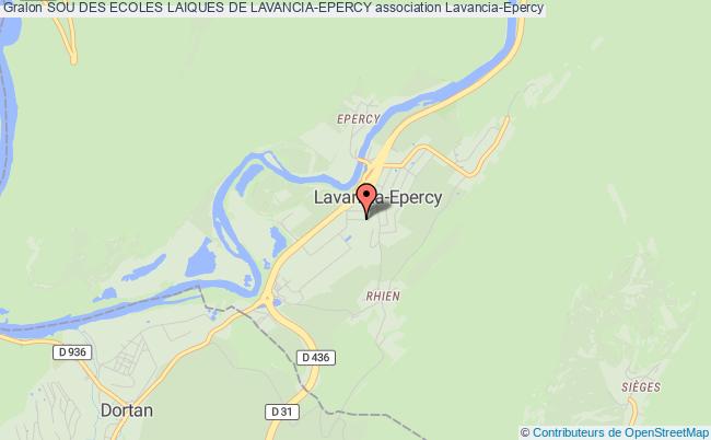 plan association Sou Des Ecoles Laiques De Lavancia-epercy Lavancia-Epercy
