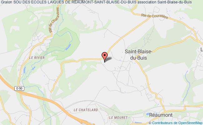 plan association Sou Des Ecoles Laiques De Reaumont-saint-blaise-du-buis Saint-Blaise-du-Buis
