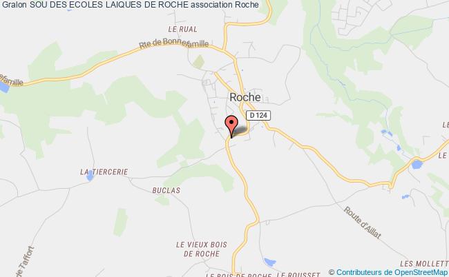 plan association Sou Des Ecoles Laiques De Roche Roche
