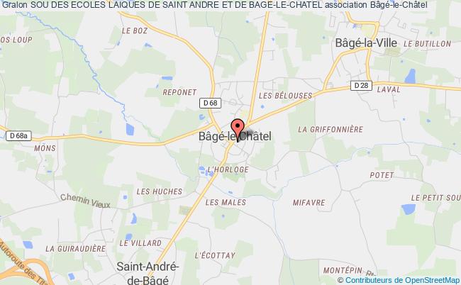 plan association Sou Des Ecoles Laiques De Saint Andre Et De Bage-le-chatel 