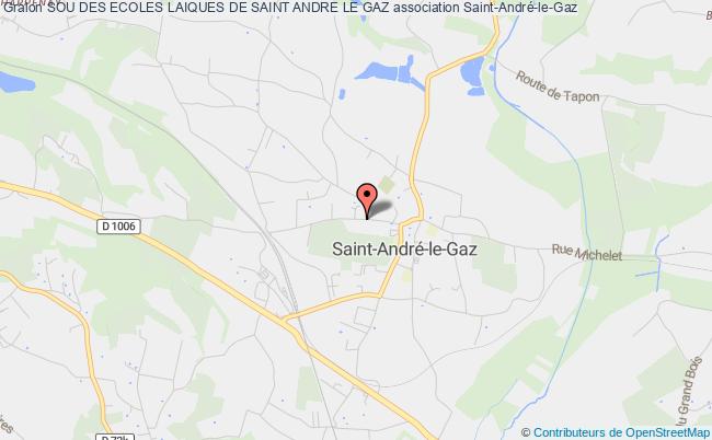 plan association Sou Des Ecoles Laiques De Saint Andre Le Gaz Saint-André-le-Gaz