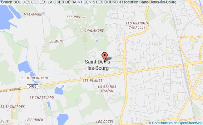 plan association Sou Des Ecoles Laiques De Saint Denis Les Bourg Saint-Denis-lès-Bourg