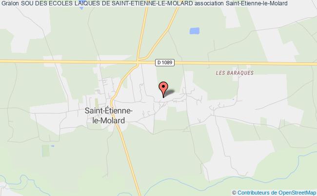 plan association Sou Des Ecoles Laiques De Saint-etienne-le-molard Saint-Étienne-le-Molard