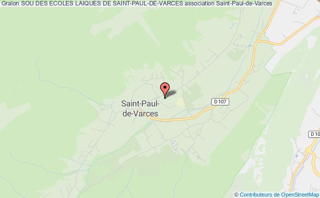 plan association Sou Des Ecoles Laiques De Saint-paul-de-varces Saint-Paul-de-Varces