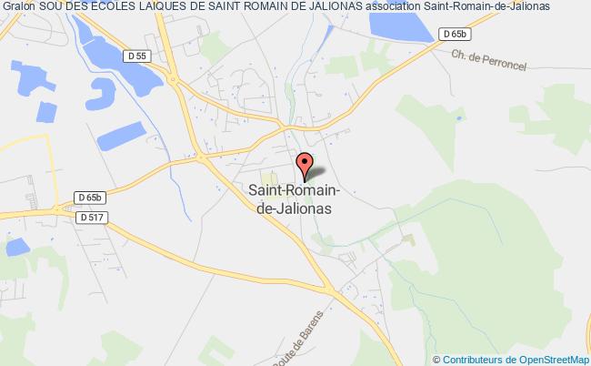 plan association Sou Des Ecoles Laiques De Saint Romain De Jalionas Saint-Romain-de-Jalionas