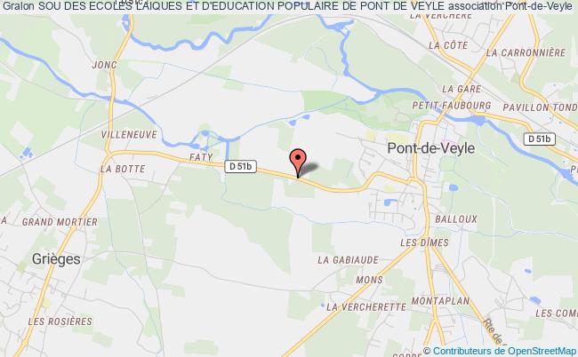 plan association Sou Des Ecoles Laiques Et D'education Populaire De Pont De Veyle Pont-de-Veyle