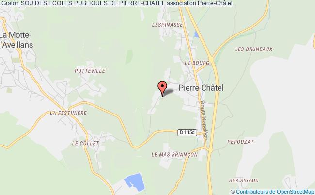 plan association Sou Des Ecoles Publiques De Pierre-chatel Pierre-Châtel