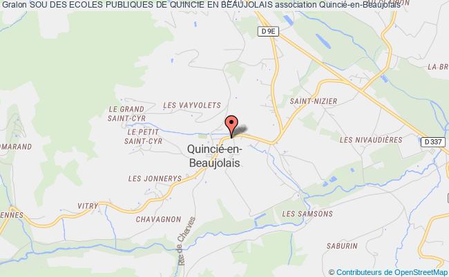 plan association Sou Des Ecoles Publiques De Quincie En Beaujolais Quincié-en-Beaujolais