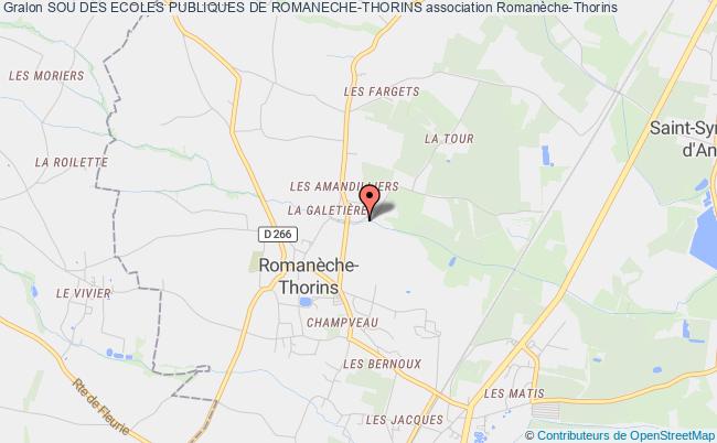 plan association Sou Des Ecoles Publiques De Romaneche-thorins Romanèche-Thorins