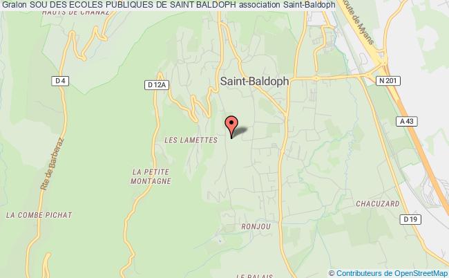 plan association Sou Des Ecoles Publiques De Saint Baldoph Saint-Baldoph