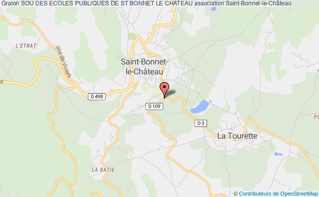 plan association Sou Des Ecoles Publiques De St Bonnet Le Chateau Saint-Bonnet-le-Château