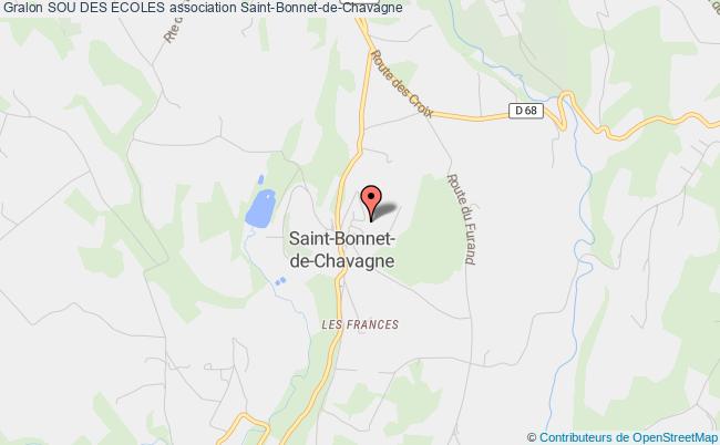 plan association Sou Des Ecoles Saint-Bonnet-de-Chavagne