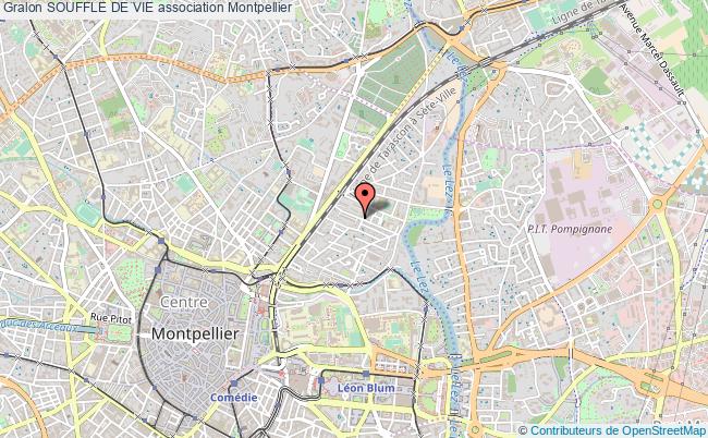 plan association Souffle De Vie Montpellier