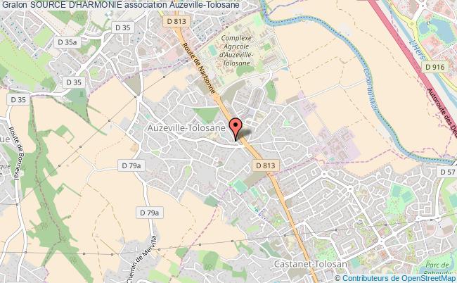 plan association Source D'harmonie Auzeville-Tolosane