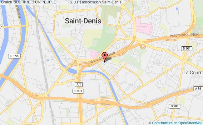 plan association Sourire D'un Peuple           (s.u.p) Saint-Denis