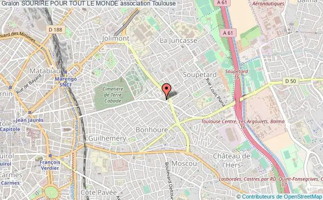 plan association Sourire Pour Tout Le Monde Toulouse