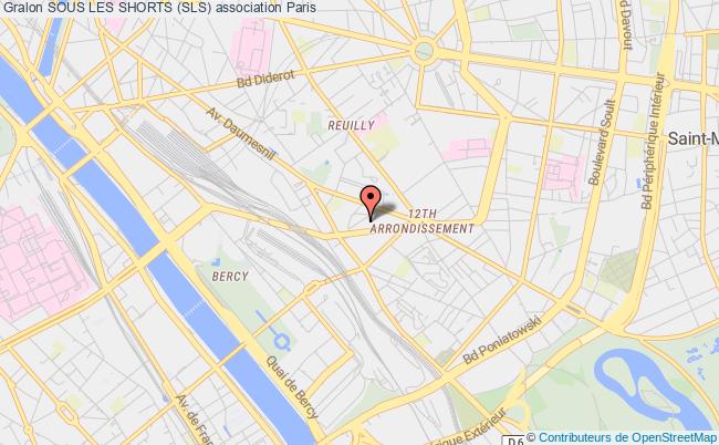 plan association Sous Les Shorts (sls) Paris 12e