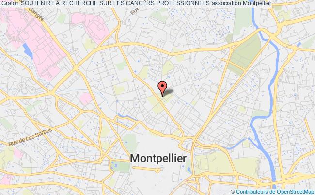 plan association Soutenir La Recherche Sur Les Cancers Professionnels Montpellier