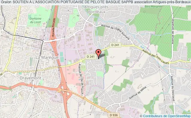 plan association Soutien À L'association Portugaise De Pelote Basque Sappb Artigues-près-Bordeaux