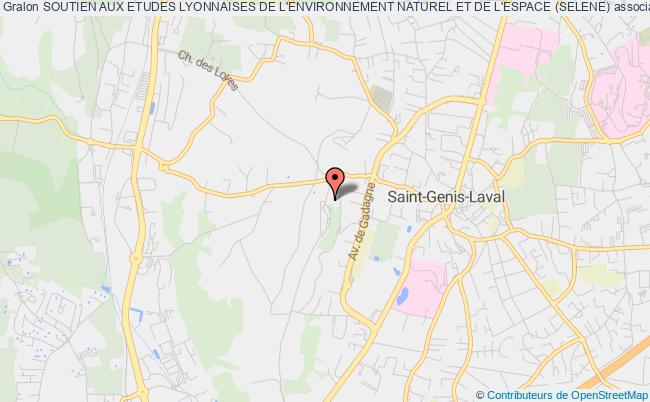 plan association Soutien Aux Etudes Lyonnaises De L'environnement Naturel Et De L'espace (selene) Saint-Genis-Laval