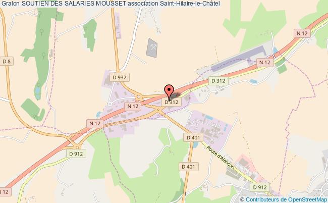 plan association Soutien Des Salaries Mousset Saint-Hilaire-le-Châtel