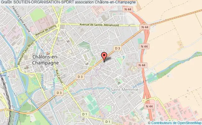 plan association Soutien-organisation-sport Châlons-en-Champagne