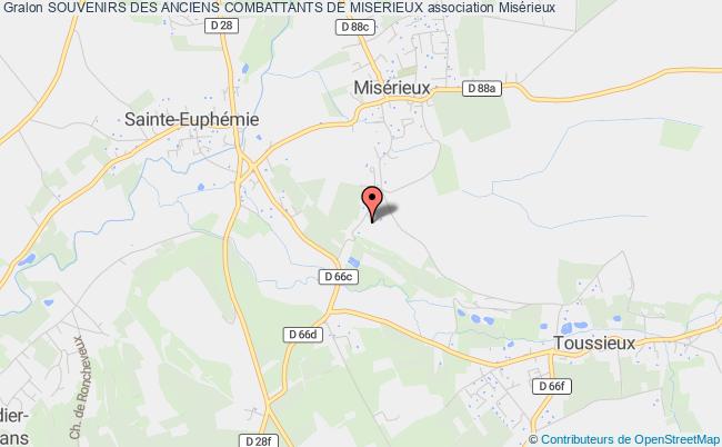 SOUVENIRS DES ANCIENS COMBATTANTS DE MISERIEUX