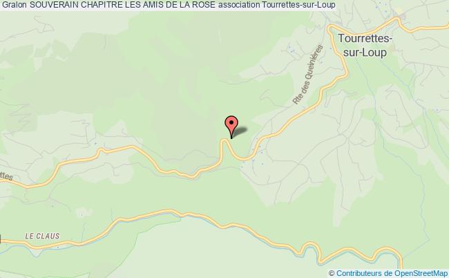 plan association Souverain Chapitre Les Amis De La Rose Tourrettes-sur-Loup