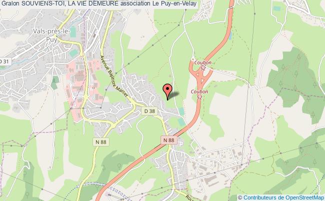 plan association Souviens-toi, La Vie Demeure Le    Puy-en-Velay