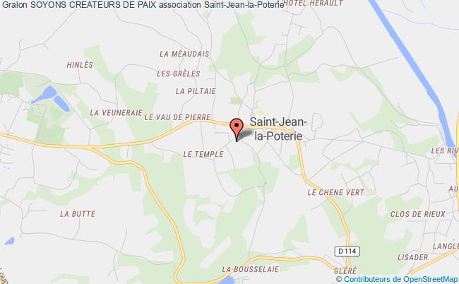 plan association Soyons Createurs De Paix Saint-Jean-la-Poterie